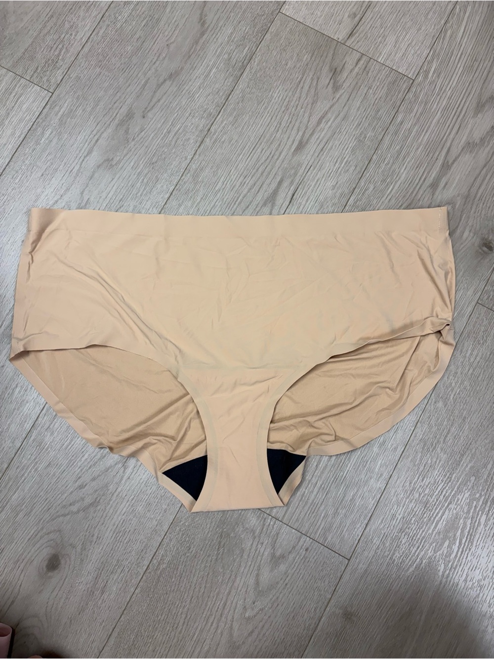 Knix Women’s Leakproof No-Show High-Rise Underwear- Beige